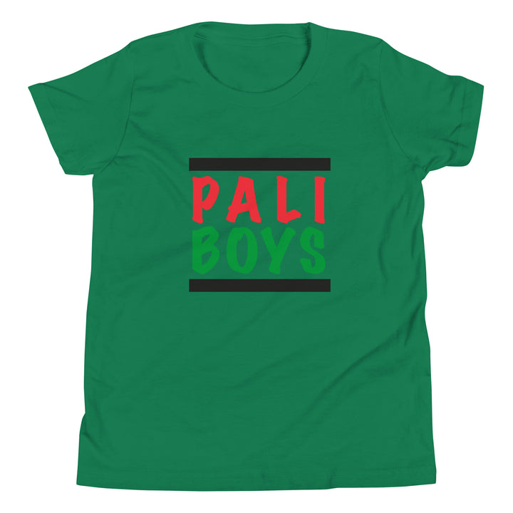 Youth Short Sleeve T-Shirt - Palestinian Boys, Kelly