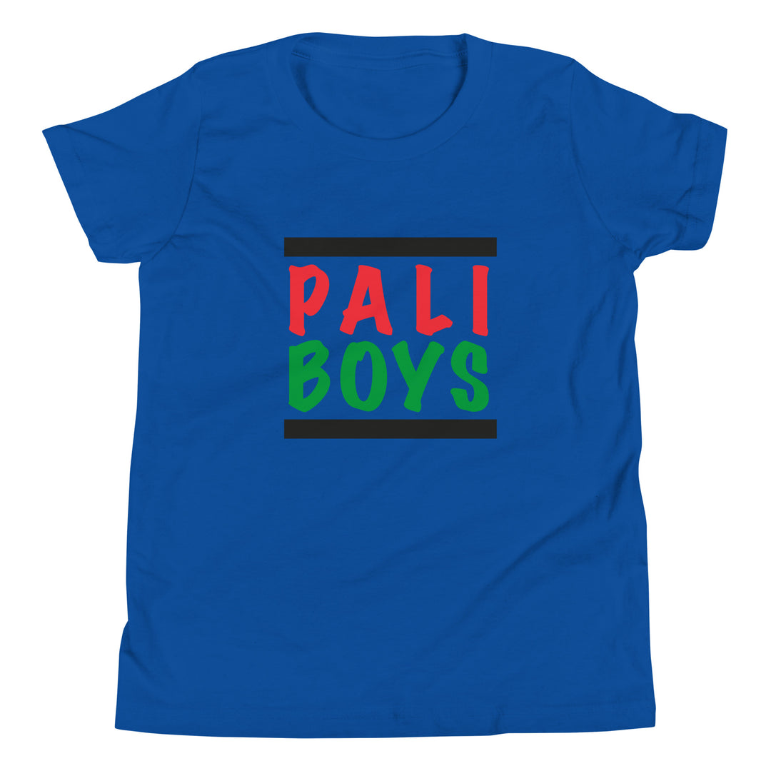 Youth Short Sleeve T-Shirt - Palestinian Boys, True Royal