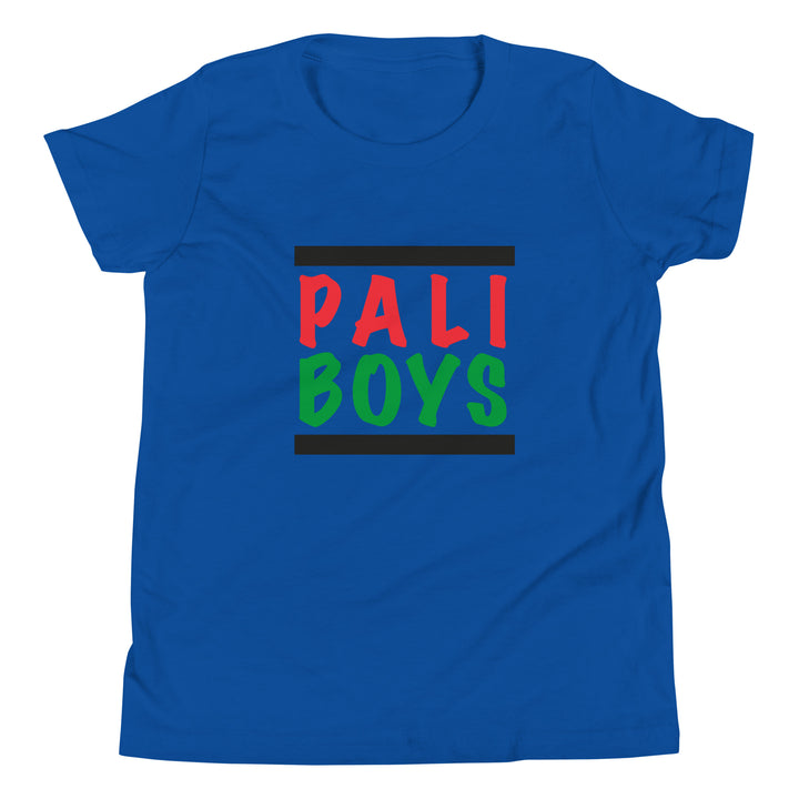 Youth Short Sleeve T-Shirt - Palestinian Boys, True Royal