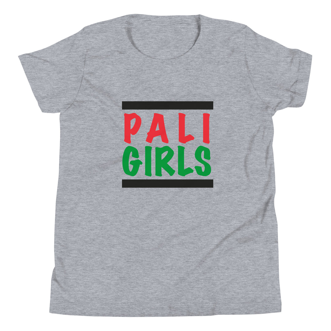 Youth Short Sleeve T-Shirt - Palestinian Girls, Heather