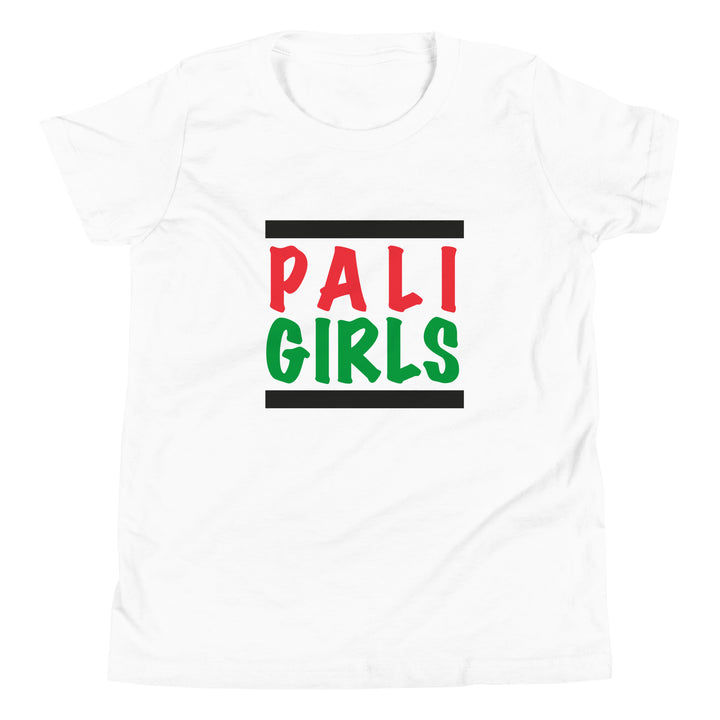 Youth Short Sleeve T-Shirt - Palestinian Girls, White