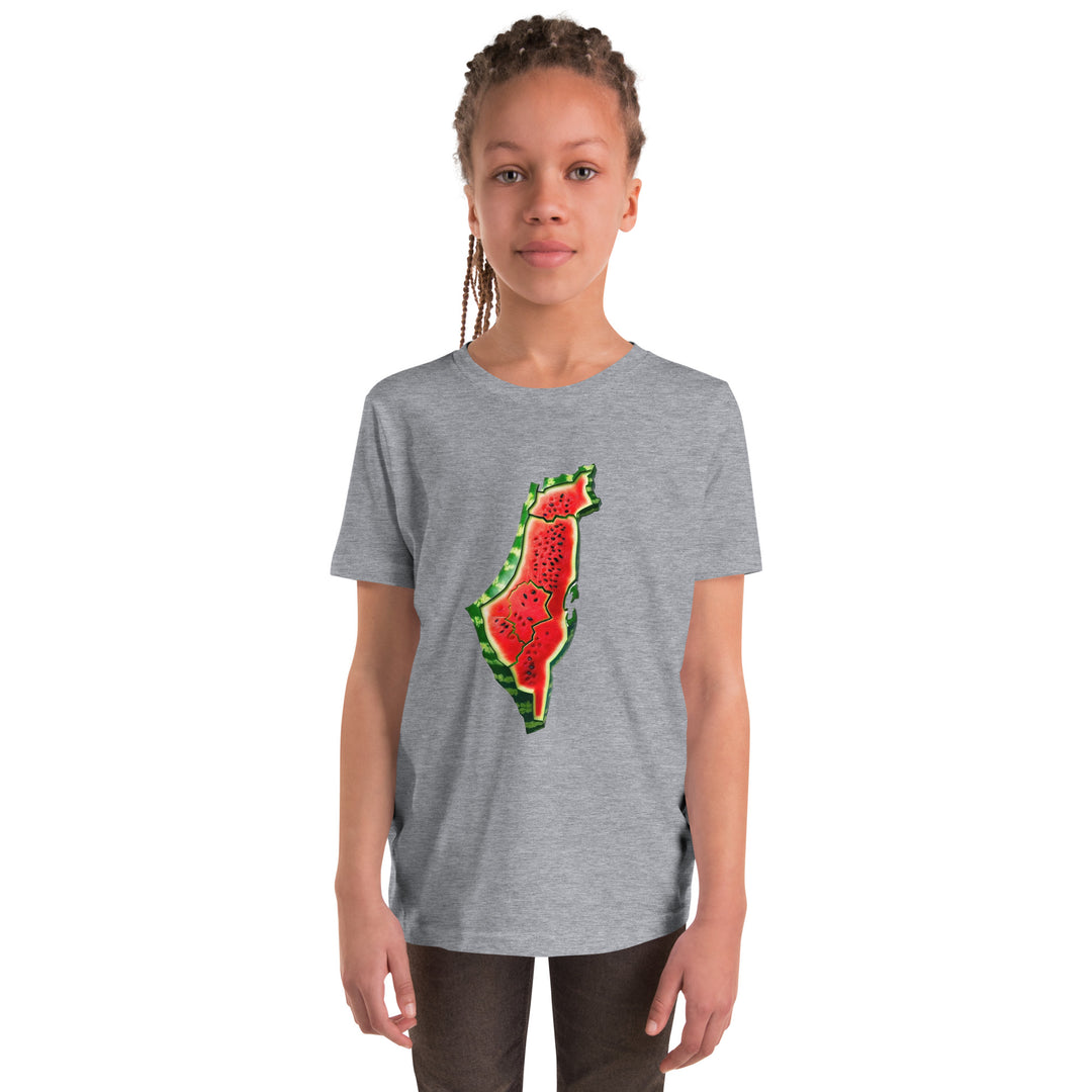 Youth Short Sleeve T-Shirt | Palestine Watermelon