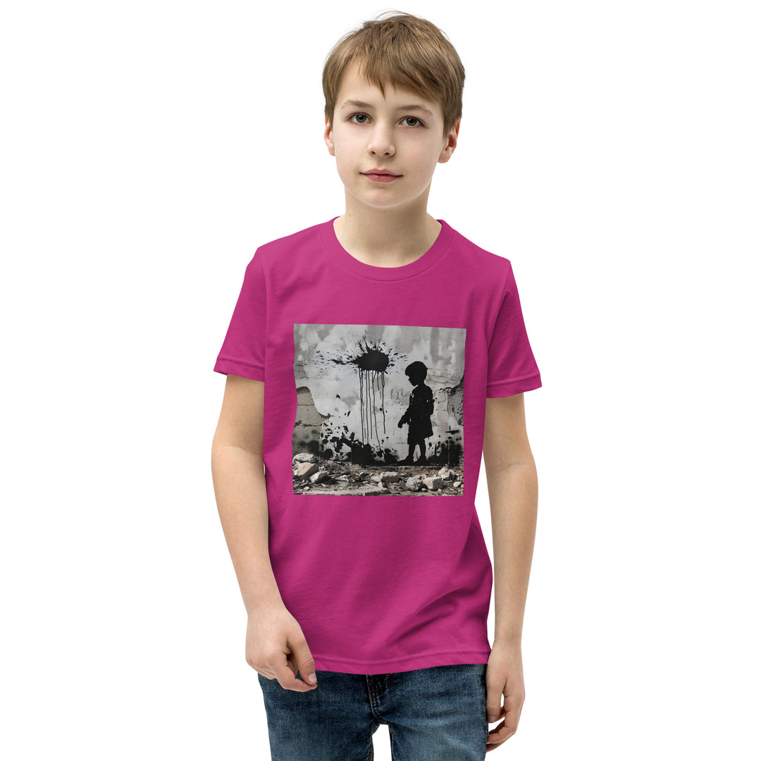 Youth Short Sleeve T-Shirt | Palestine Wall