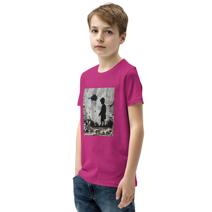 Youth Short Sleeve T-Shirt | Palestine Wall