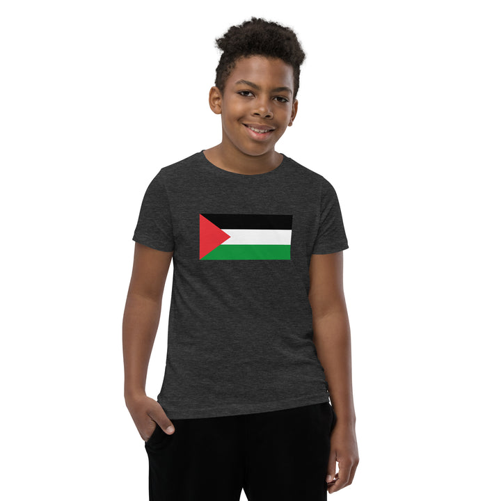 Youth Short Sleeve T-Shirt | Palestine Flag