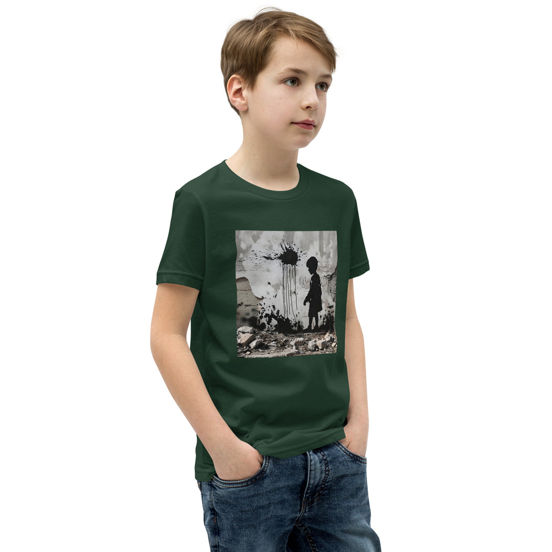 Youth Short Sleeve T-Shirt | Palestine Wall