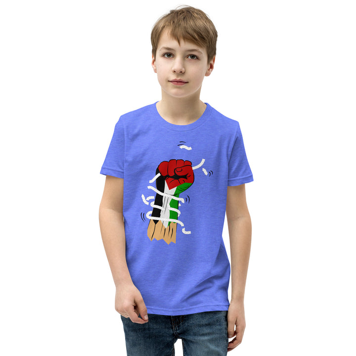 Youth Short Sleeve T-Shirt | Palestine Hand