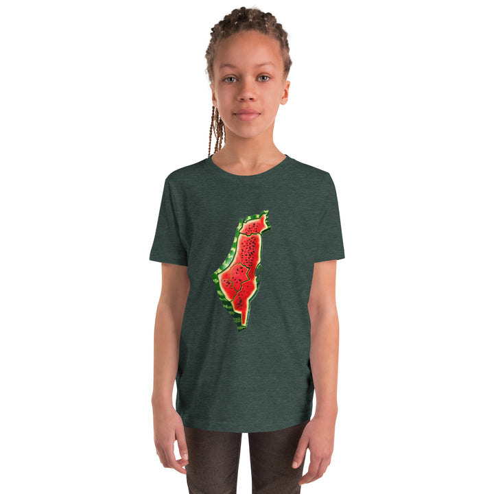 Youth Short Sleeve T-Shirt | Palestine Watermelon