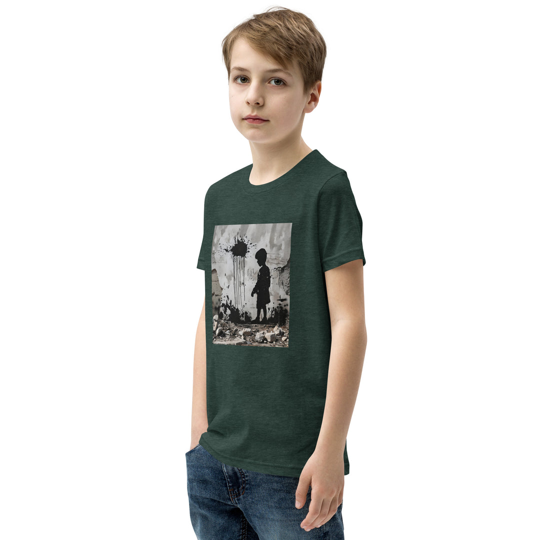 Youth Short Sleeve T-Shirt | Palestine Wall