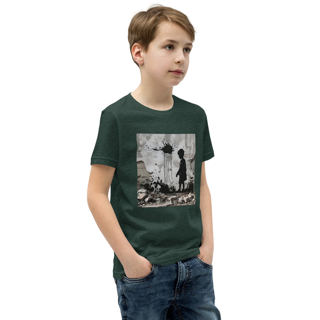 Youth Short Sleeve T-Shirt | Palestine Wall