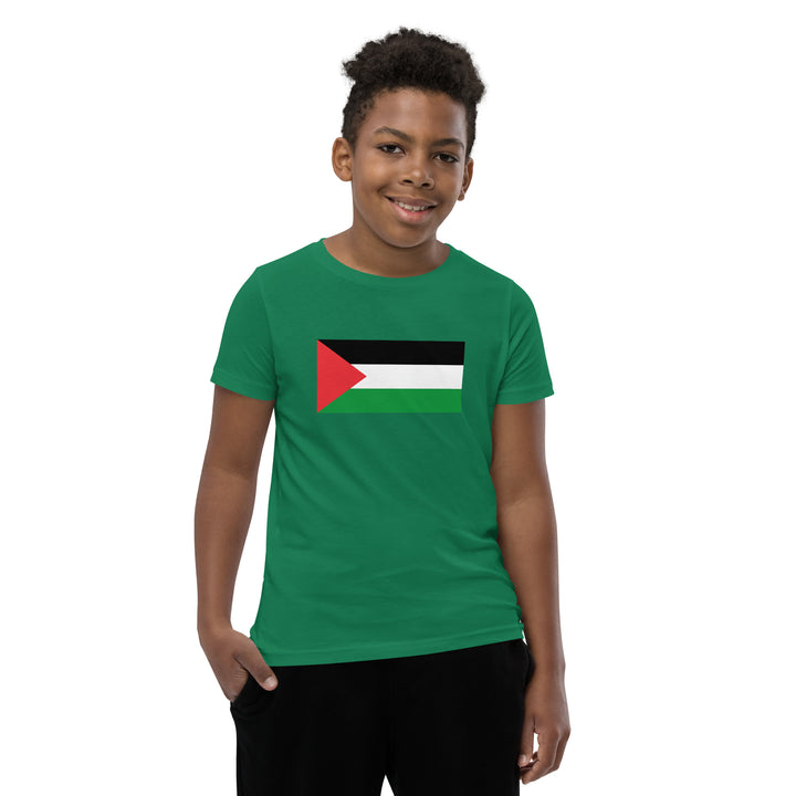 Youth Short Sleeve T-Shirt | Palestine Flag