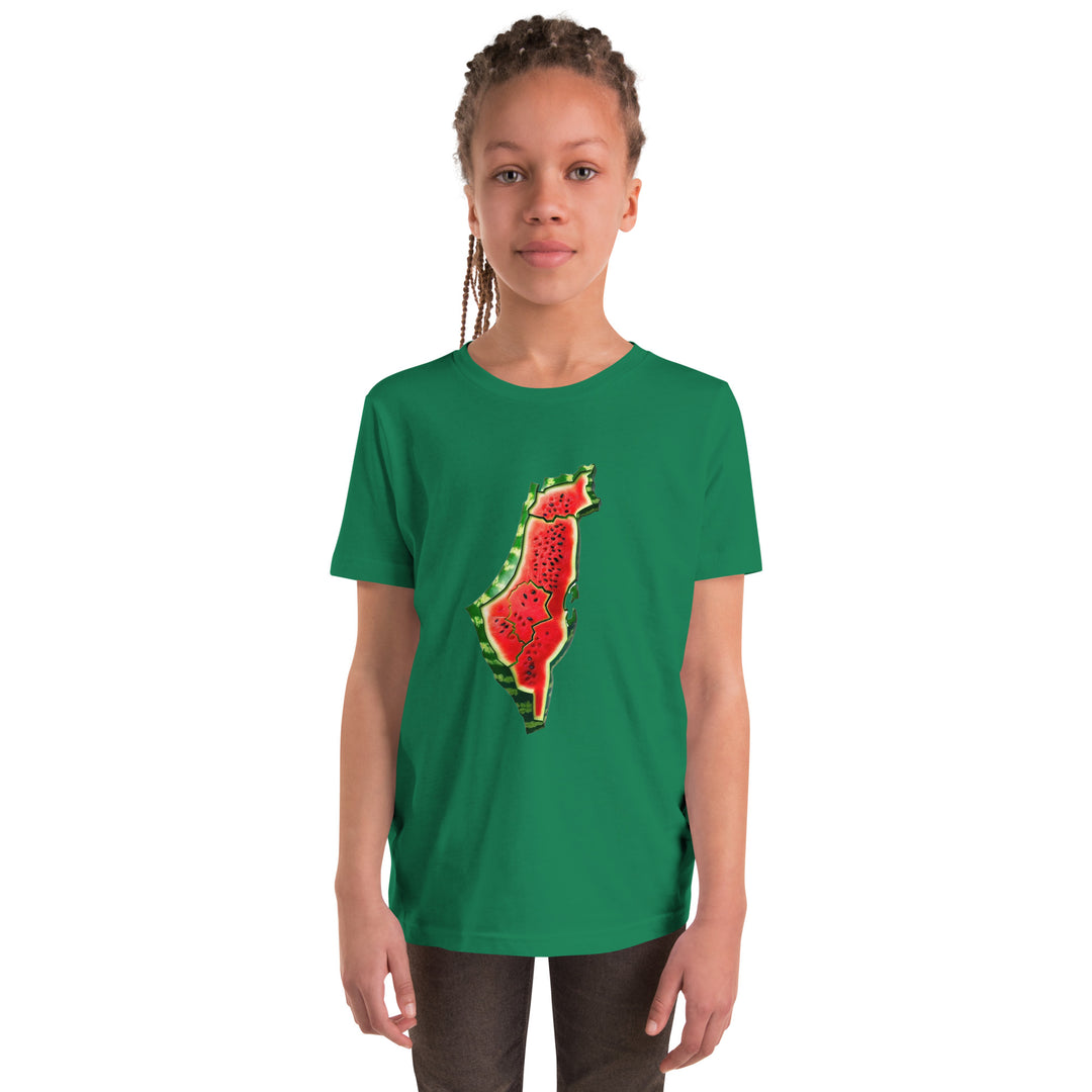 Youth Short Sleeve T-Shirt | Palestine Watermelon