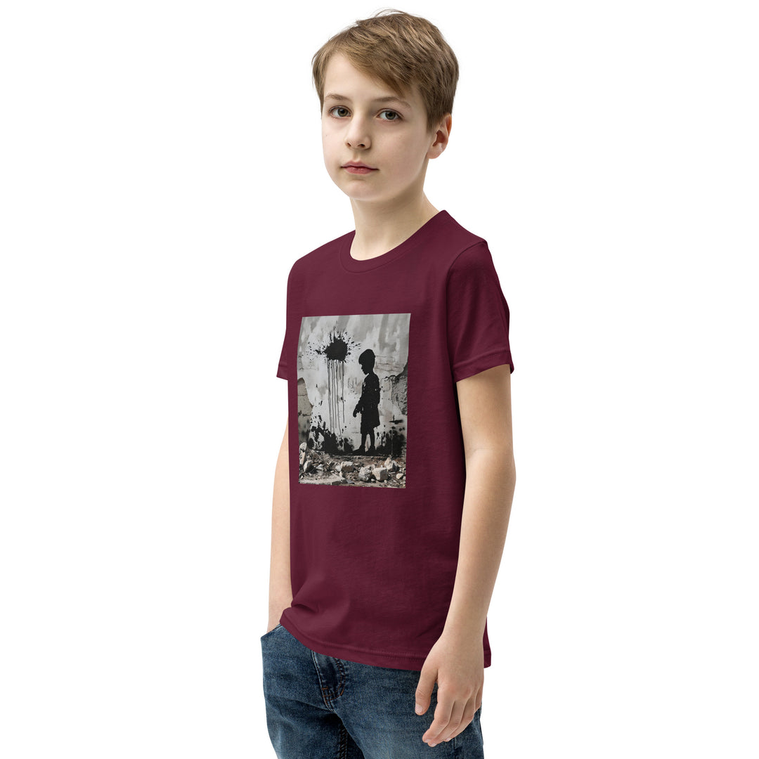 Youth Short Sleeve T-Shirt | Palestine Wall