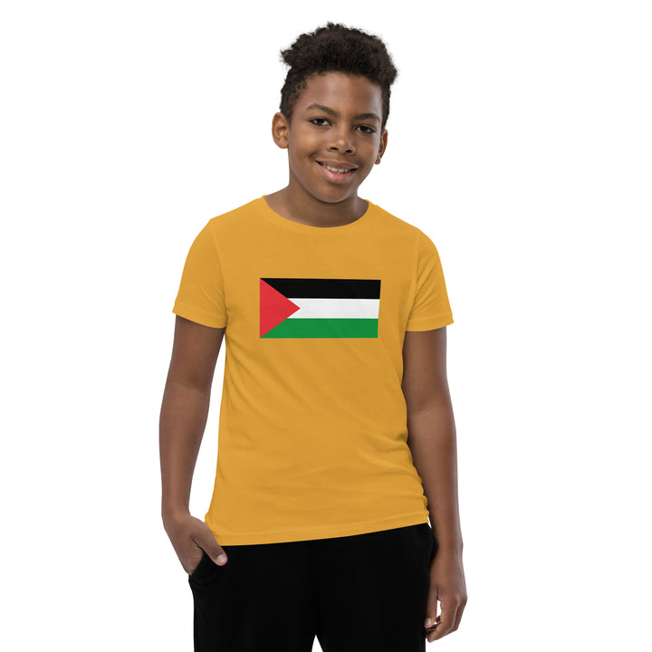 Youth Short Sleeve T-Shirt | Palestine Flag