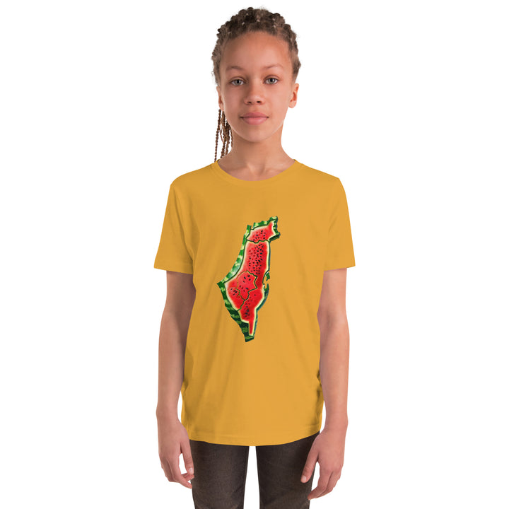 Youth Short Sleeve T-Shirt | Palestine Watermelon