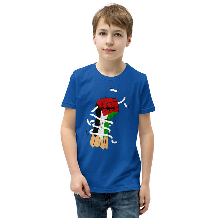 Youth Short Sleeve T-Shirt | Palestine Hand